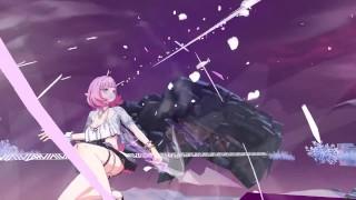 Elysia Miss Pink Elf ryona - summer， f*ded & default outfit - 中文/ 日文 - Honkai Impact 3rd