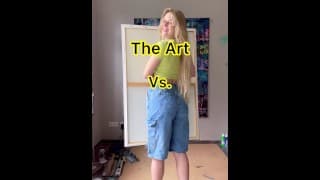 青少年裸体 TikTok Art vs 艺术家