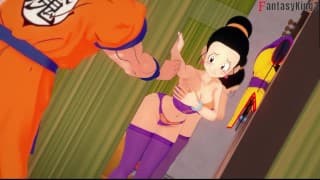 悟饭差点被抓到操屄Andoide 21，还操牛奶 |龙珠Zex 3 |Patreon 上的完整电影