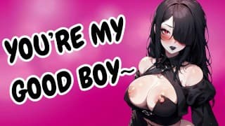 F4M 你的 Hot Busty 哥特室友需要你 |ASMR 音频角色扮演