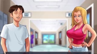 anon and her senior  lock in the almira