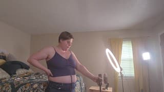 和我一起Get Ready +我最新的女巨人视频的幕后花絮-Clara Crisp BBW熟女Fetish